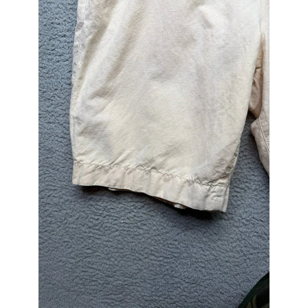 Faherty Linen Shorts khaki size 36